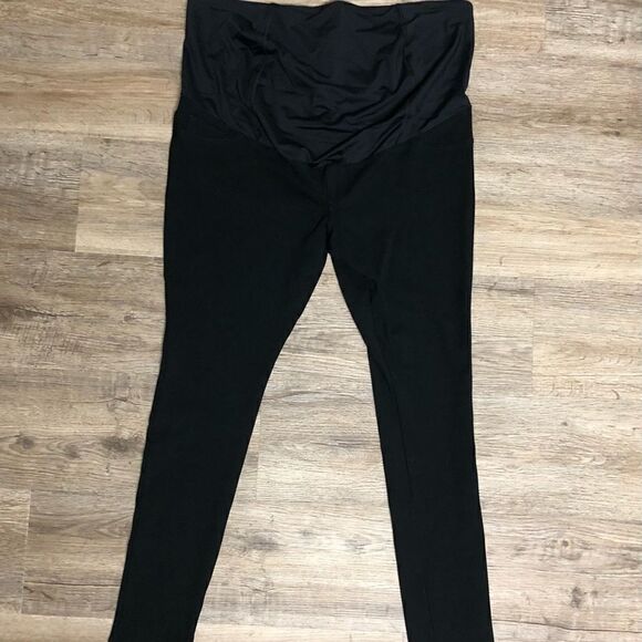 Isabel Black Maternity Pants Size L - Picture 1 of 6